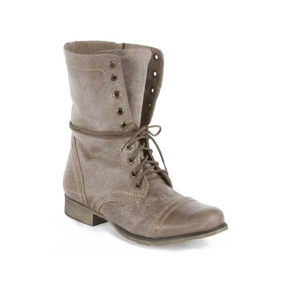 STEVE MADDEN Troopa Boots In Stone Size 6 - Picture 1 of 8